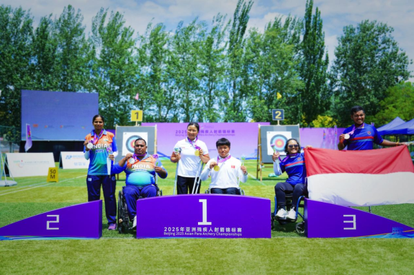 1号配资 亚洲残疾人射箭锦标赛收官 中国队斩获10金列奖牌榜首