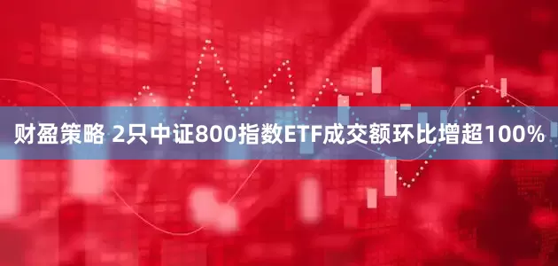 财盈策略 2只中证800指数ETF成交额环比增超100%